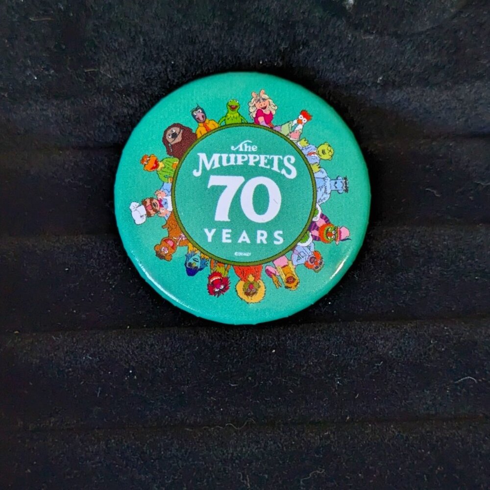The Muppets 70 Years 1.5" Pinback Button